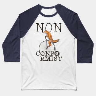 Nonconformist Fox Baseball T-Shirt